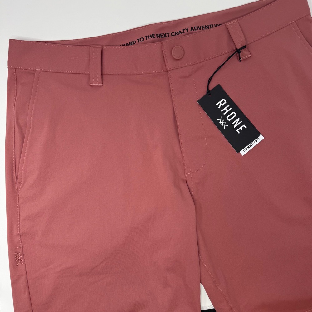 RHONE Men's Hybrid Shorts in Dusty Rose